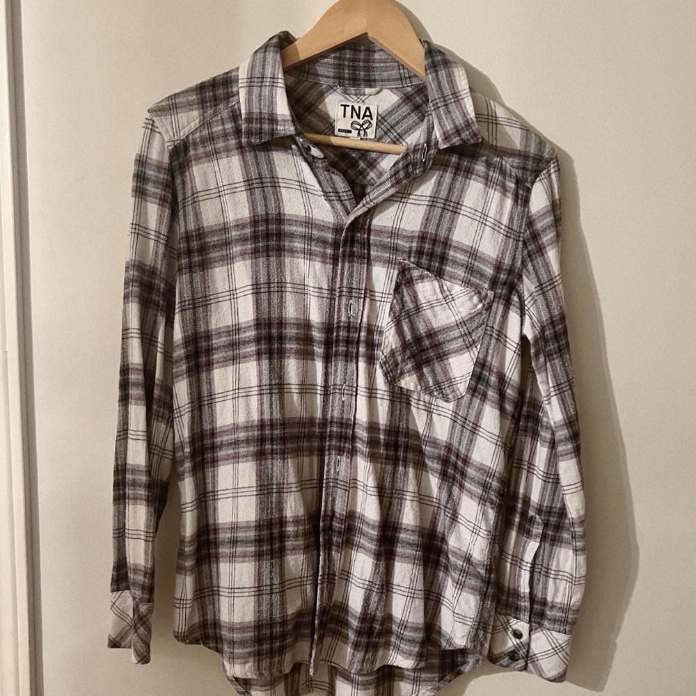 TNA plaid shirt